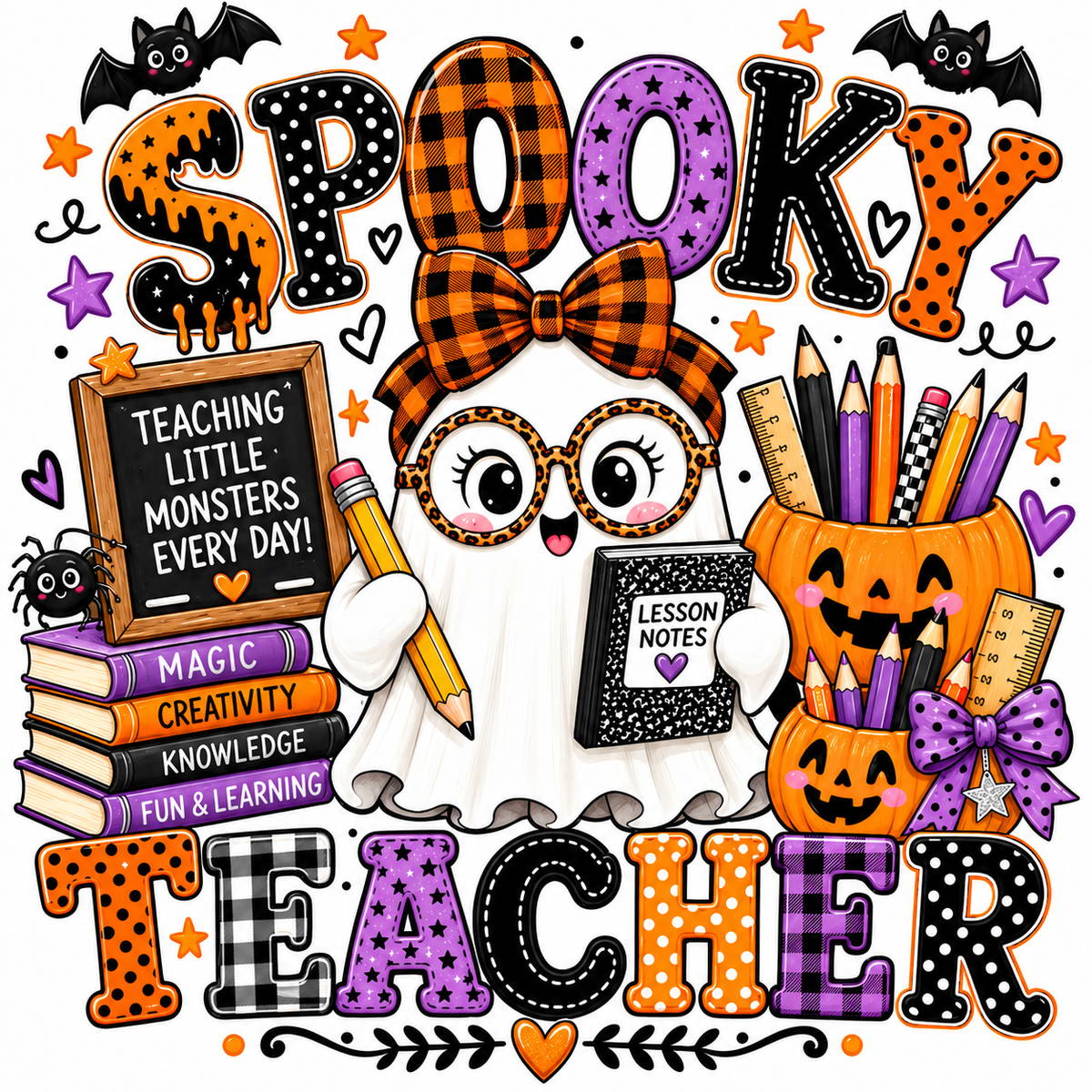 Spooky Teacher Halloween Tee