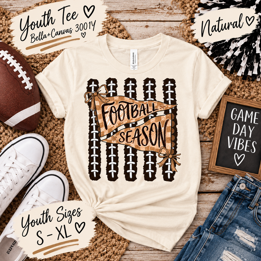 Game Day Football Season Tee 🏈🤎
