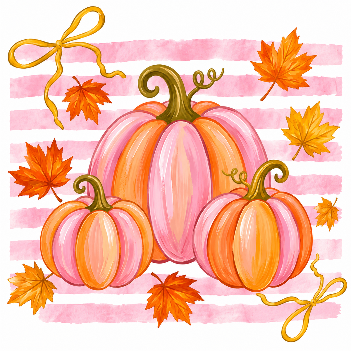 Pink Pumpkin Fall Tee