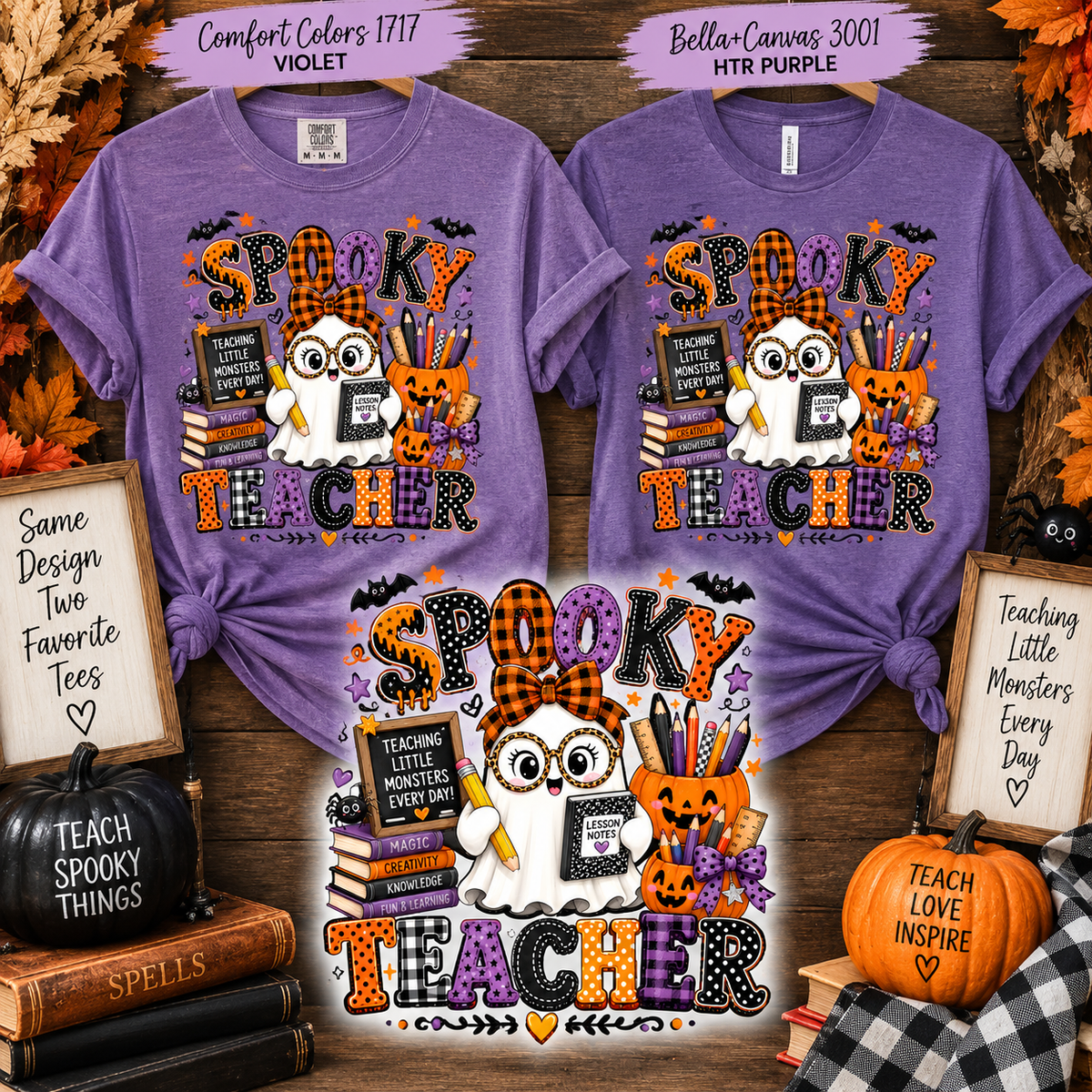 Spooky Teacher Halloween Tee
