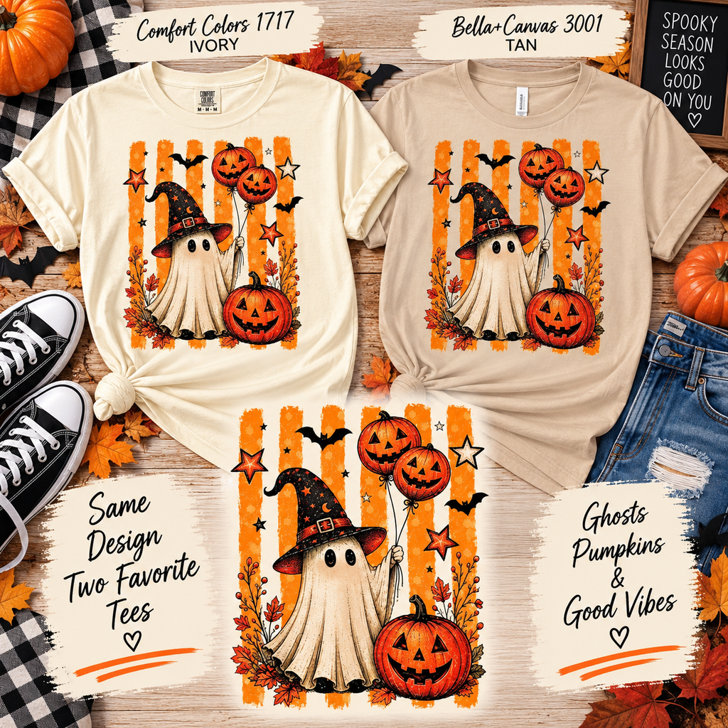 Spooky Little Ghost Halloween Tee 🎃👻