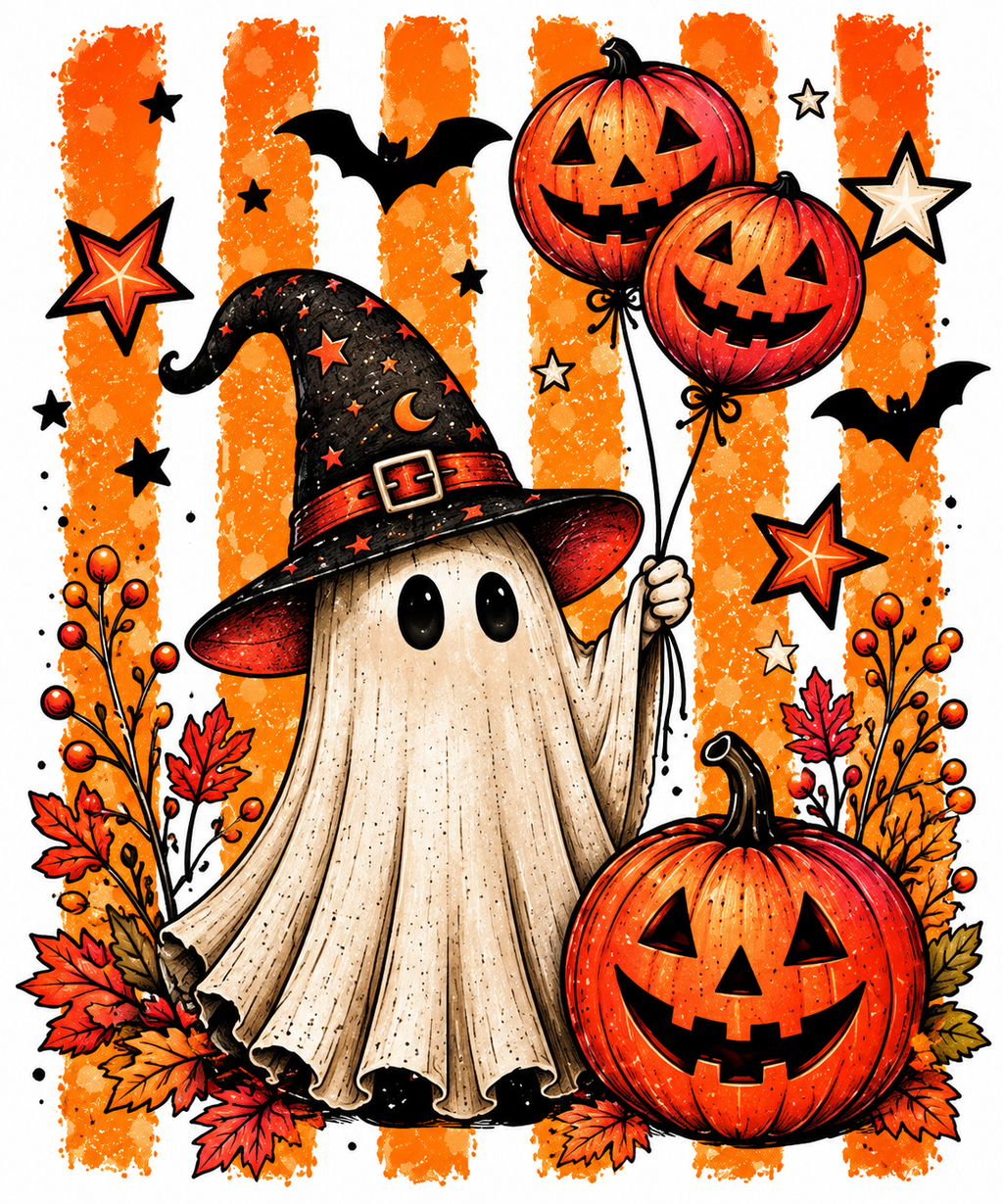 Spooky Little Ghost Halloween Tee 🎃👻